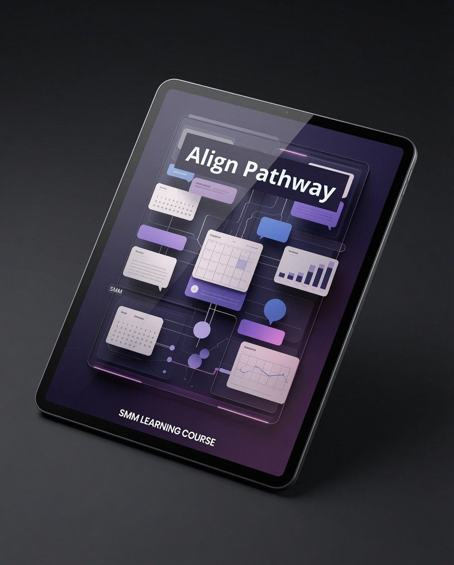 Tablet displaying "Align Pathway" course